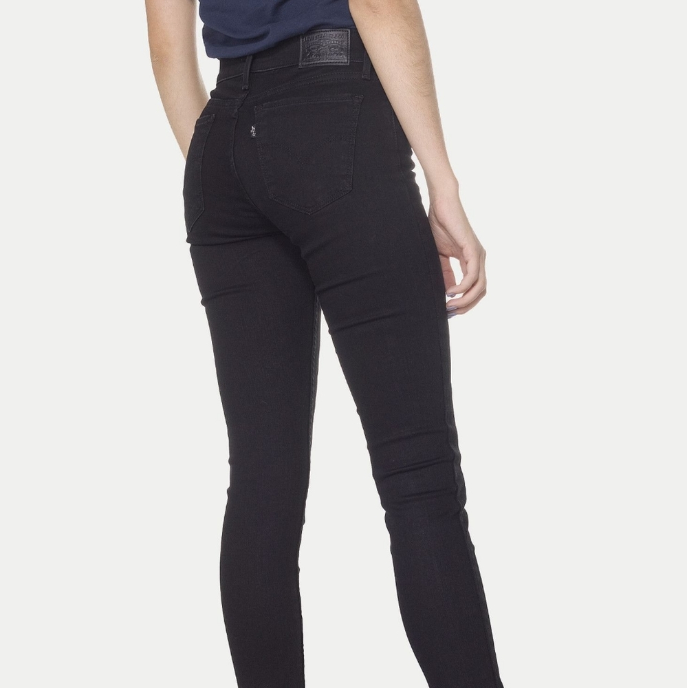 LEVI’S 710 Super Skinny Black Denim, jeans size 25 - Picture 13 of 14